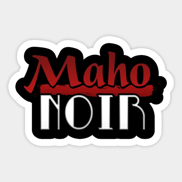 Maho Noir logo Sticker by zombieroomie